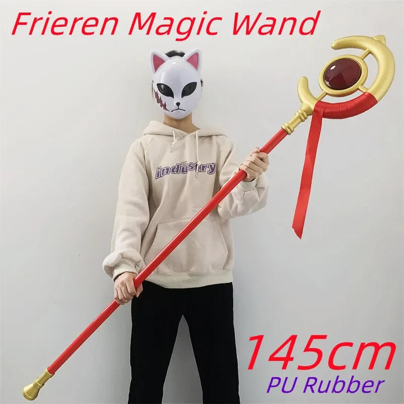 Description Picture 2 of itemFrieren 1:1 Fern Magic Wand Frieren Beyond Journey's End Cosplay Knife Himmel Sword Playing Weapon Safety PU Rubber Gift Toy