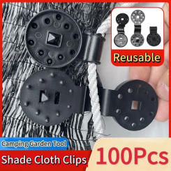 Shade Cloth Clips Plastic Clips Outdoor Net Clip Camping Garden Tool Garden Buildings Fence Clamps Net Fix Clamp Awning Hooks