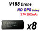 V168 3.7V 2000mAh 8B