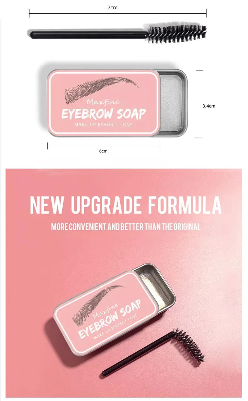 Description Picture 2 of itemNatural Transparent Eyebrow Wax Waterproof DurableThree Dimensional Pomade Eyebrow Styling Soap Brows Gel Wax Fixer Dropshipping