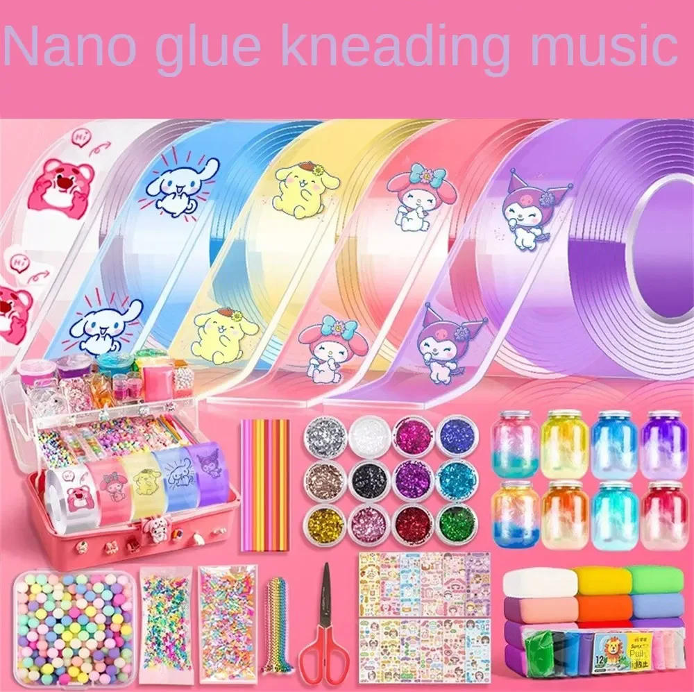 Description Picture 6 of itemPET Nano Tape Double Sided Tape Knead Music Blowing Bubbles Stress Relief Toys Adhesives Sealers Hardware Home Improvement
