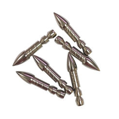 12pcs Archery Insert ID5.2mm OD6.8mm Carbon Arrows Shaft Arrowhead Target Point Tips 80gr Practice Hunting