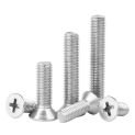 50-200 Pcs 304 Stainless Steel Cross Countersunk Head Screws M1 M1.2  M1.4  M1.6  M2    M2.5