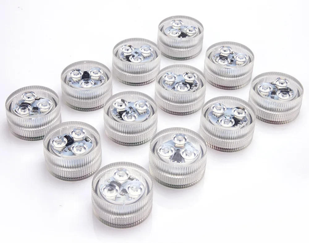 Description Picture 5 of item3 LED Underwater Light 16 Colors RGB IP68 Waterproof Swimming Pool Accessories Light Outdoor Submersible Lights for Pond Vase