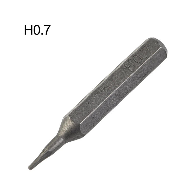 Description Picture 4 of item1Pc Hex Screwdriver Bit 4mm Hex Shank Screw Driver H0.7 H0.9 H1.3 H1.5 H2 H2.5 H3 H3.5 H4 Electric Screwdriver Bits Tools