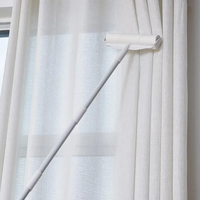 Description Picture 4 of itemPortable Hair Remover Roller Long handle Sticky Hairs Device Tear Type Pet Clothes Hairs Remover Lint Bed Floor Cleanup Tool