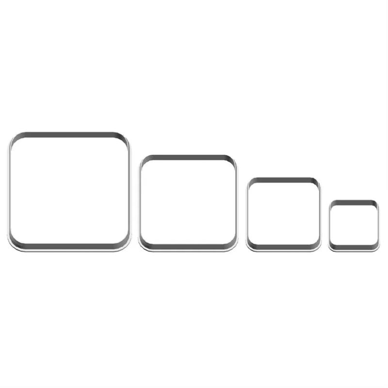 Description Picture 4 of itemPlastic Molds,Rounded Corners Squares Shape Cake Decorating Fondant Cutters Tools,Plant Fruit Cookie Molds