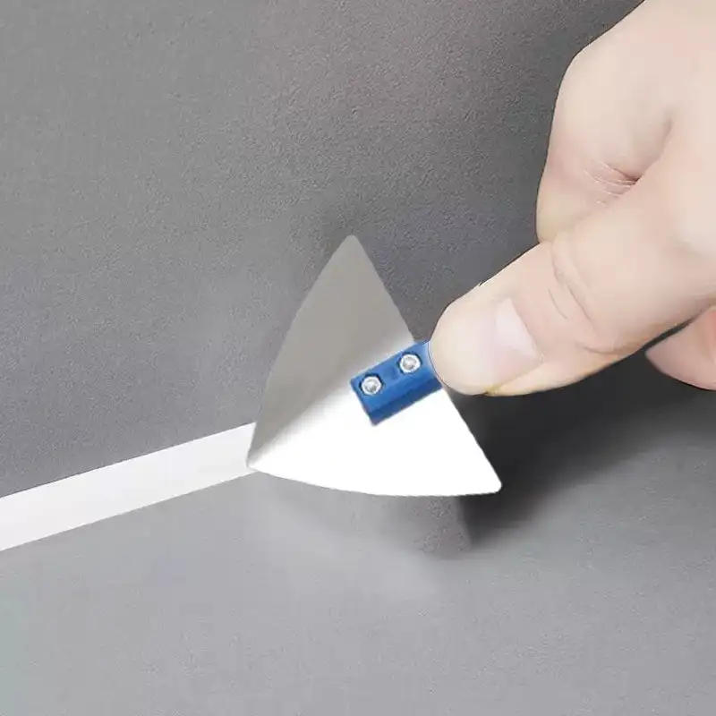 Description Picture 2 of itemStainless Steel Spatula Sealing Tools Plastic Handle Trowel Painting Putty Internal External Corner Putty Scraper