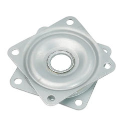Galvanized Sheet Bearing Rotating Swivel Plate for Chairs and Display Racks Degree Rotation 2/3/4 Inches Diameter