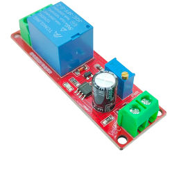 NE555 DK555 Delay Relay Module 5V-12V Adjustable Timer Switch 1-10s Monostable Circuit Control for Home Automation DIY Project