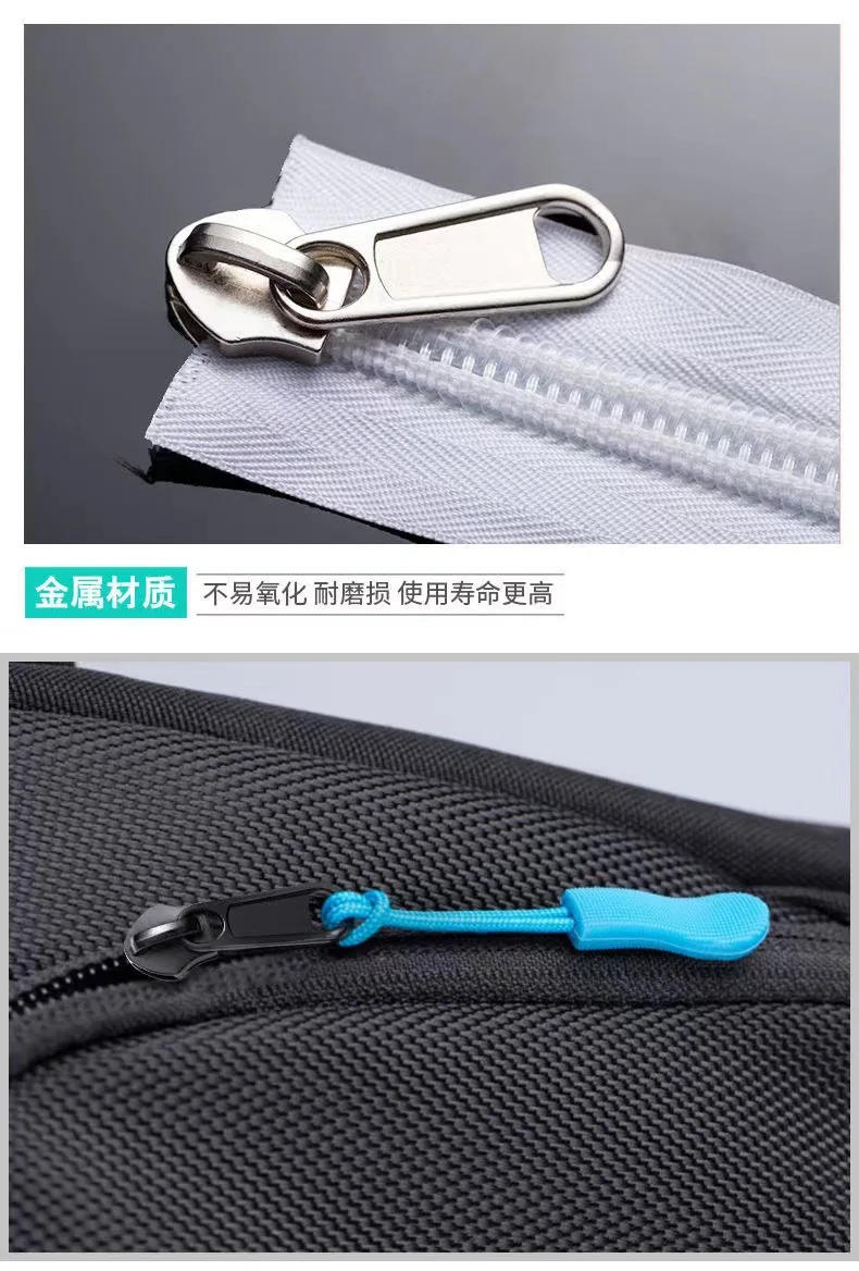 Description Picture 4 of item10PCS Non-lock Thick Metal Zipper Sliders Zipper Accessories Zinc Alloy Zipper Sliders for Nylon Zipper 3# 5# 8# 10#
