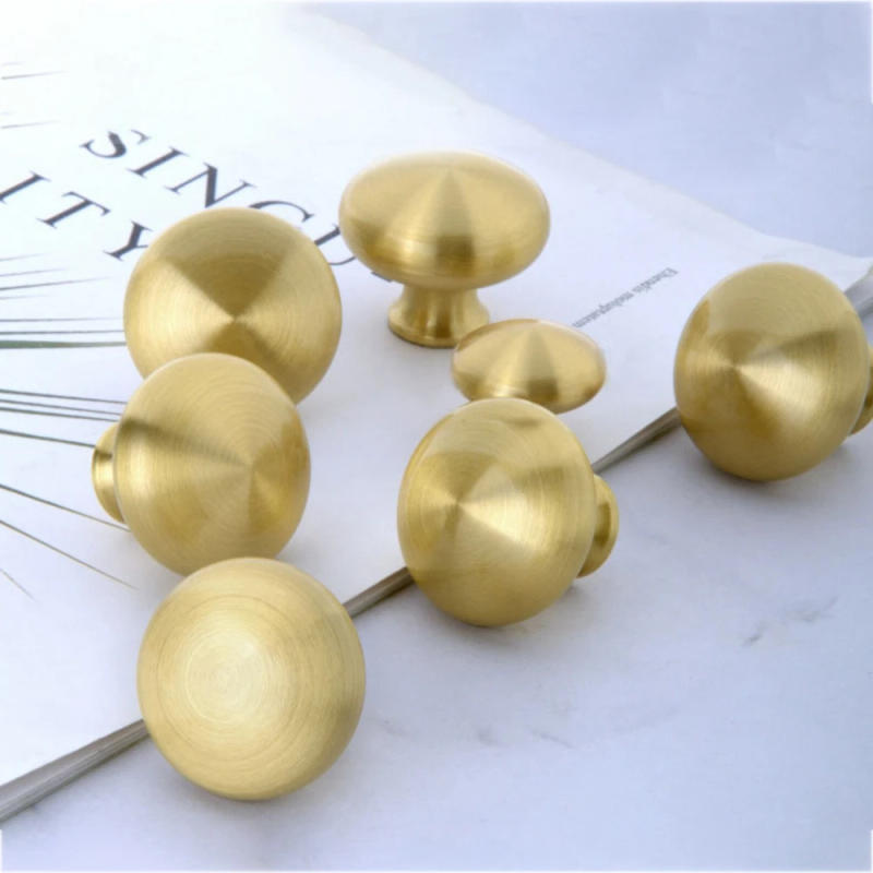 Description Picture 2 of itemBrass Chinese Style Cupboard Dresser Drawer Cabinet Knobs Furniture Handles Door Handle Pulls Wardrobe