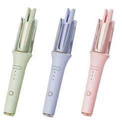 Automatic Hair Curler 25Mm Auto Rotating Ceramic Hair Roller Professional Curling Iron Curling Wand Hair Waver EU Plug