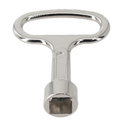 3 PCS Square Key Wrench Heating Vent Key Stainless Steel Electric Cabinet Door Lock Turn Bolt Lock Faucet 8mm Vent Key