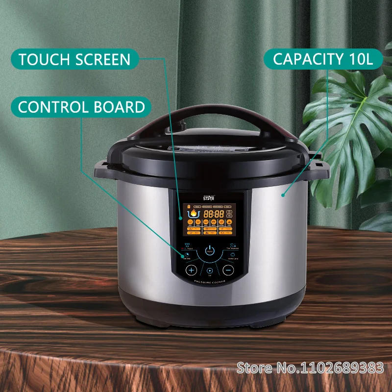 Description Picture 5 of itemElectric Rice Cooker 10L IMD Full Touch Panel Pressure Cooker Multi-function Stainless Steel Commercial or Household