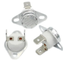 10pcs Universal 16A Ceramic Thermostat Thermal Protector 40-300 Degree Temperature Control Switch KSD302 Normal Closed/Open
