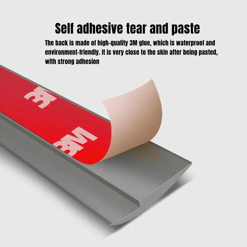 Description Picture 6 of item1M PVC Floor Threshold Seam Edge Trim Sealing Strip Self-adhesive Door Bottom Anti-collision Rubber Strip Protective Carpet Mat