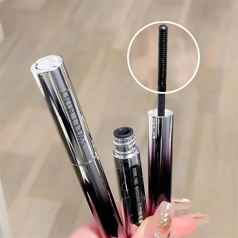 Description Picture 6 of itemSilk Fiber Ultra-fine Mascara Lengthens Eyelashes Curling Mascara Long Lasting Waterproof Fast Dry Brown Black Eye Cosmetics