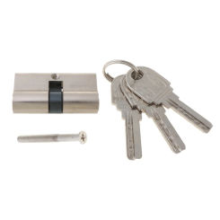 Metal Door Lock Cylinder Replacement Anti-theft Security Interior Lock with 3 Keys Entry Front Door  Locksets