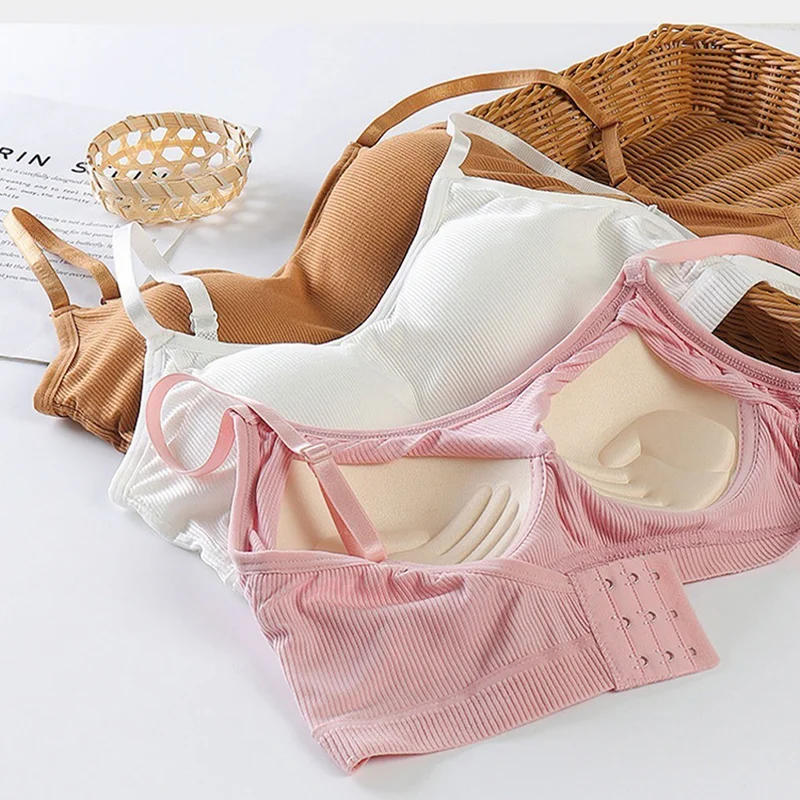 Description Picture 4 of itemCotton Wrapped Breast Push Up Padded Bra, Adjustable Strap Bra, One-piece New Beautiful Back Anti-Fade Thread Tube Top Underwear