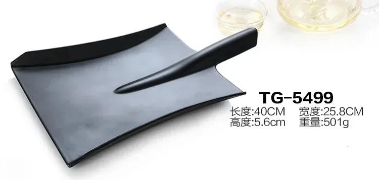 Description Picture 5 of itemTableware Plate Design European Style Frosted Imitation Porcelain shovels Tableware Plate Dish Platter Bowl Cutter Dinnerware