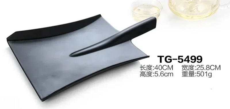 Description Picture 5 of itemTableware Plate Design European Style Frosted Imitation Porcelain shovels Tableware Plate Dish Platter Bowl Cutter Dinnerware