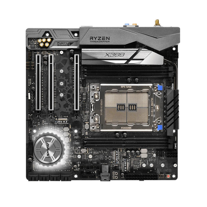 Description Picture 6 of itemASRock X399M Taichi Motherboard Support TR 2990WX 2970WX 2950X 2920X 1950X 1920 1900X CPUs Quad Channel DDR4 3600+ MHz NVME M.2