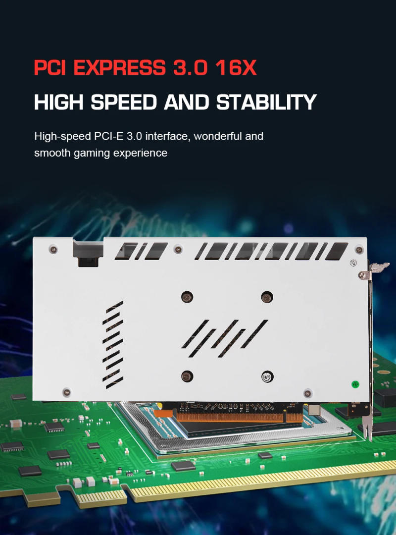 Description Picture 5 of itemGAME REVOLUTION RX 580 8GB GDDR5 256bit White RGB AMD GPU For Desk Computer Gaming Graphics Card