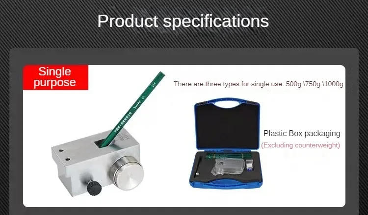 Description Picture 6 of itemPortable Pencil Hardness Tester Single-use Type Scratch Durometer Trolley Type Professional Hardness Testers Measuring Accessory