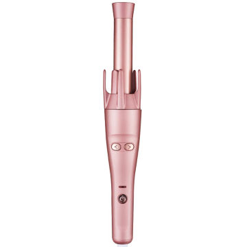 Ubeator hair curler automatic pink white Iron Ceramic 2 in1 Hair Curling Iron Hair Straightener