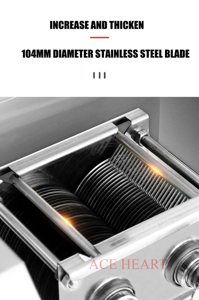 Description Picture 5 of itemAutomatic Electric Sliced Meat Cutter Multifonctional Meat Slicer Electric Rapid Cutting Diced Sliced Meat Cutting Machine