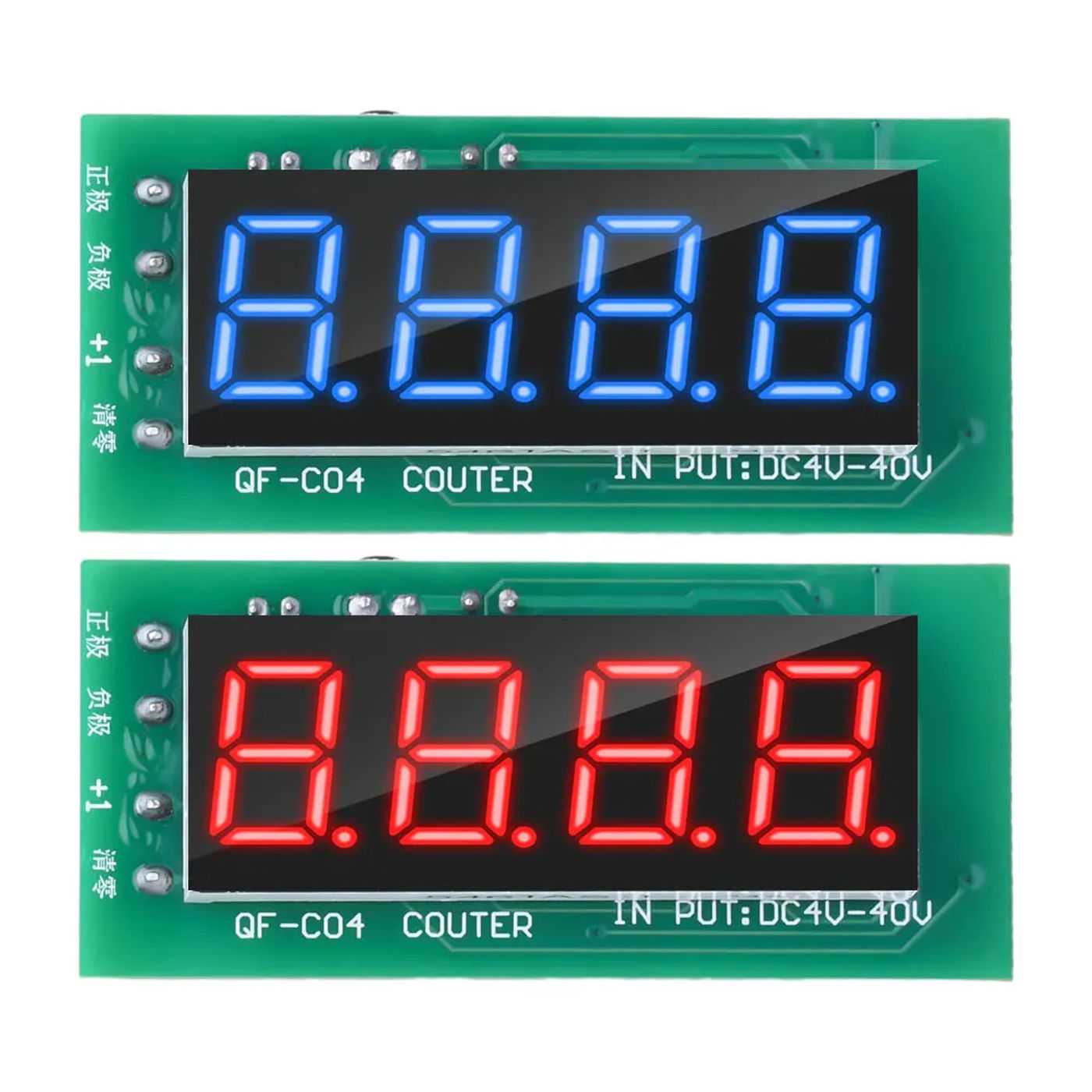 Description Picture 2 of itemDC 4-40V Counter Module High Quality Wide Voltage 4-Digit Digital Display Counter Module  with Memory Function