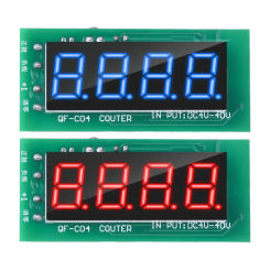 DC 4-40V Counter Module High Quality Wide Voltage 4-Digit Digital Display Counter Module  with Memory Function