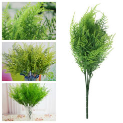 1 Pc 7 Branches 38 x 16cm Artificial Asparagus Fern Grass Plant Flower Home Floral Decoration Accessories