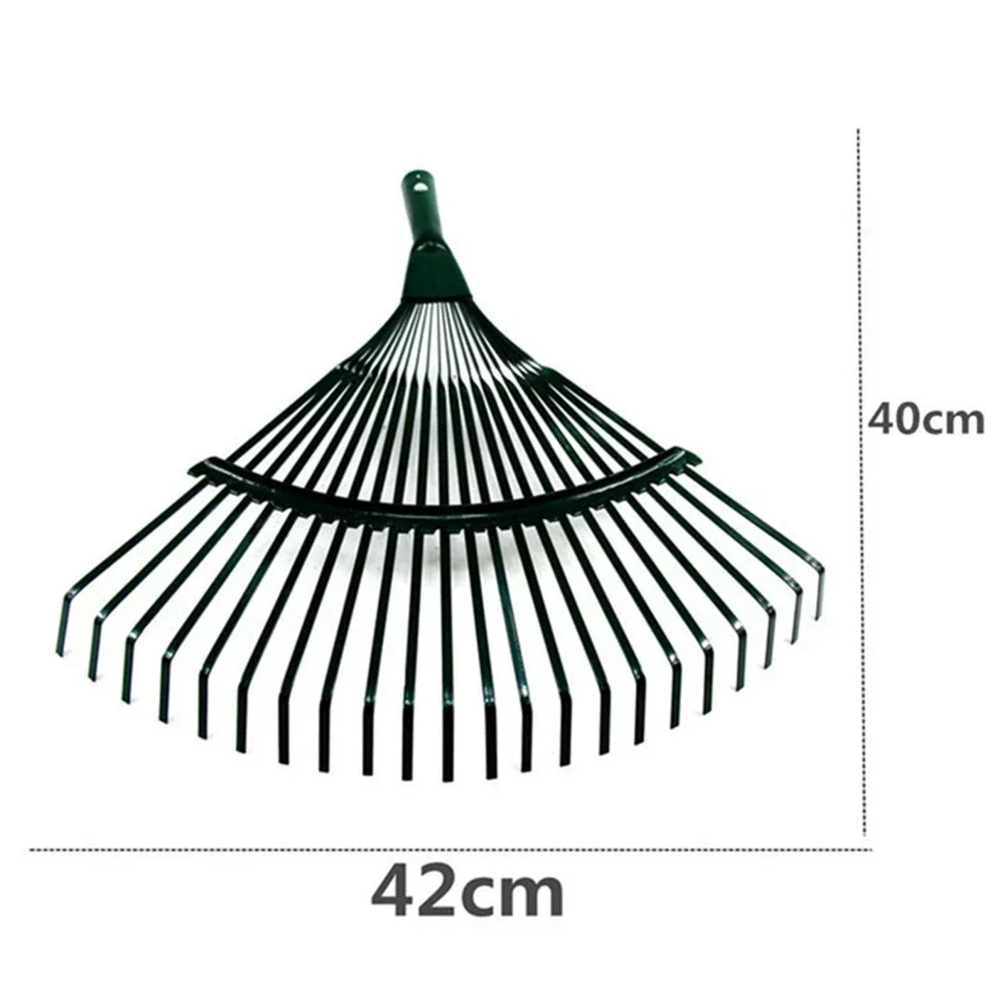 Description Picture 5 of item22 Teeth Heavy Duty Steel Metal Rake for Head High Carbon Steel Lawn Leaves Garden Without Handle Home Tools Garden Tools