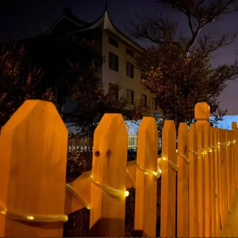 Description Picture 5 of item300Led Outdoor Solar Tube Rope Led Fairy Light Garden Christmas Decoration Xmas Wedding Garland Waterproof String Light Strip