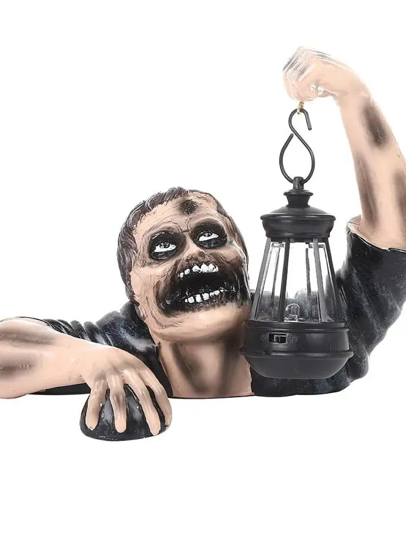 Description Picture 6 of itemHalloween Gift Statue Garden Mini Night Light Decor