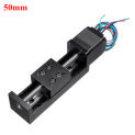 T-type Sliding Table Rail Linear 50-300mm Stroke Sliding Table NEMA11 Stepper Motor Driver TB6600 Kit CNC Linear Guide XYZ Axis