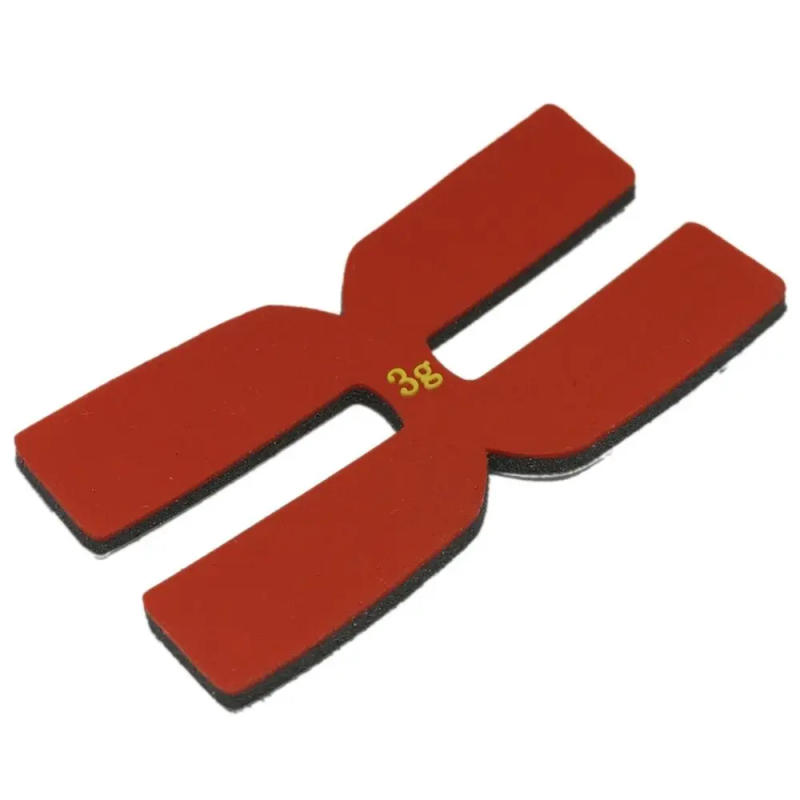 Description Picture 5 of itemSimplicity 3g Weight Balance Strips Good Adhesion Silicone Tennis Racket Durable Wear-resistant Tennis Accessories