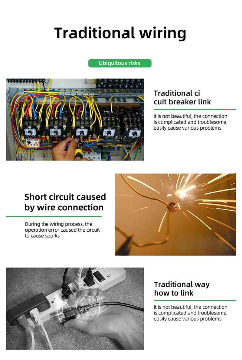 Description Picture 4 of itemPIN TYPE Fork Type Copper Busbar for Distribution Box Circuit Breaker MCB 63A Connector Busbar Connection