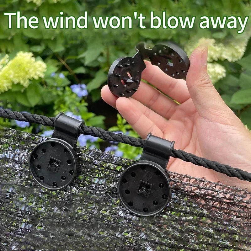Description Picture 6 of item5-200pcs Awning Plastic Clips Outdoor Shade Cloth Net Clip Camping Garden Tools Garden Buildings Fence Net Fix Clamp Awning Hook