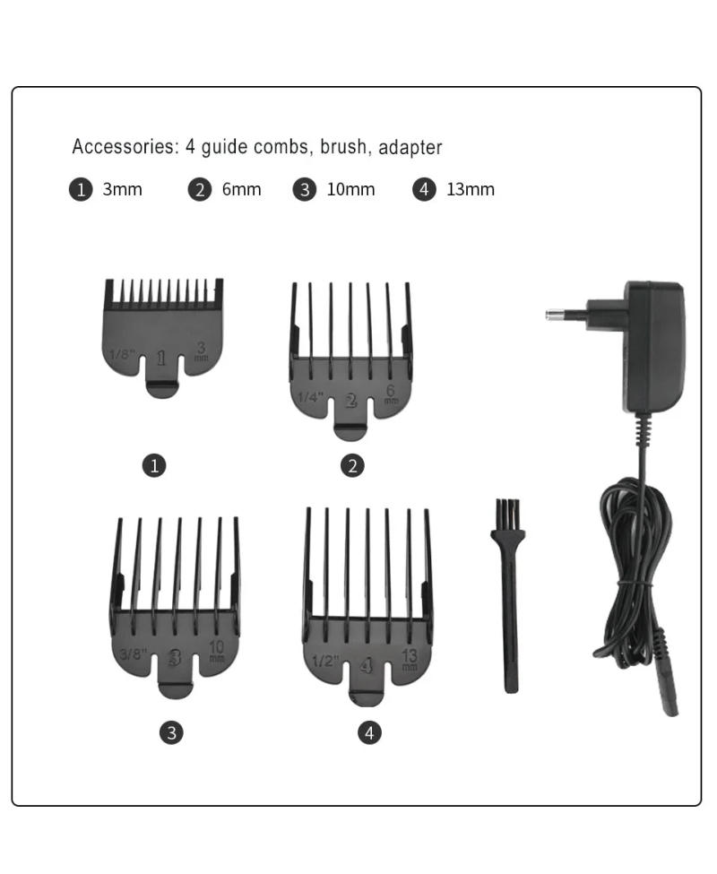 Description Picture 5 of itemNew Hair Cutting Machine WMARK NG-115 Rechargeable Hair Clipper with LED Battery Display Cord & Cordless Hair Trimmer