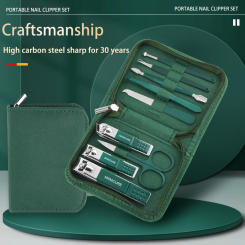 Nail Clipper Set 9-piece Stainless Steel Nail Pliers Manicure Nail Nail Exfoliating Tools Personal Care Beauty Complete Manicure