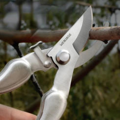 Strong pruning shears stainless steel pruning fruit tree garden shears rough branch flower scissors