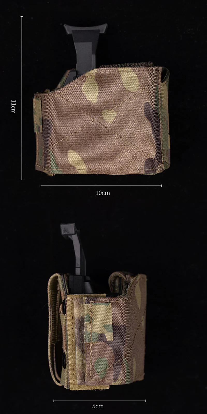 Description Picture 3 of itemTactical Nylon Pistol Gun Holster Universal Gun Holster Right Hand Adjustable Fast Gun Holster Gun Accessories Hunting Equipment