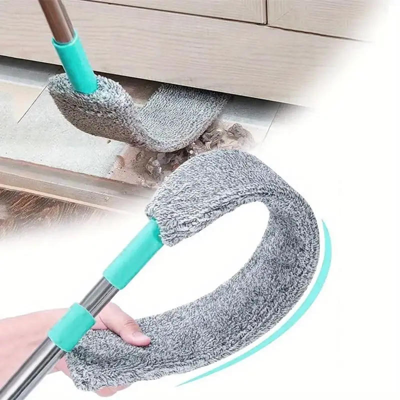 Description Picture 2 of itemMop Set 360° Microfiber Duster with Extendable Pole Stainless Steel Telescoping Gap Dust Brush Long Flat Flexible Duster