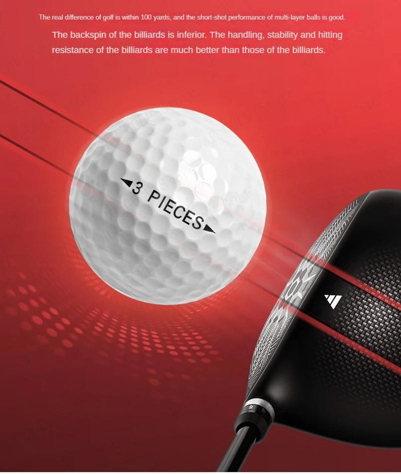 Description Picture 4 of itemPGM Three-layer Game Ball with LOGO Weight 44g White Golf Ball Hardness 80 Q002