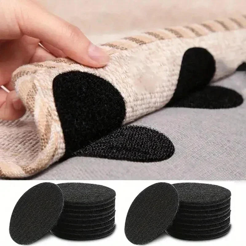 Description Picture 6 of itemDouble Sided Hook and Loop Adhesive Cratch Round Adhesive Scratch Fixed Stickers Car Fastener Self-adhesive Attaches Strap Tapes