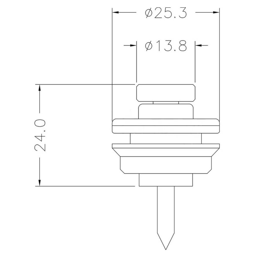 Description Picture 2 of item1pcs Guitar Strap Lock Straplock Button for All Acoustic Electric Bass Guitar Strap Guitarra Easy Fix Remove Screw Accessories