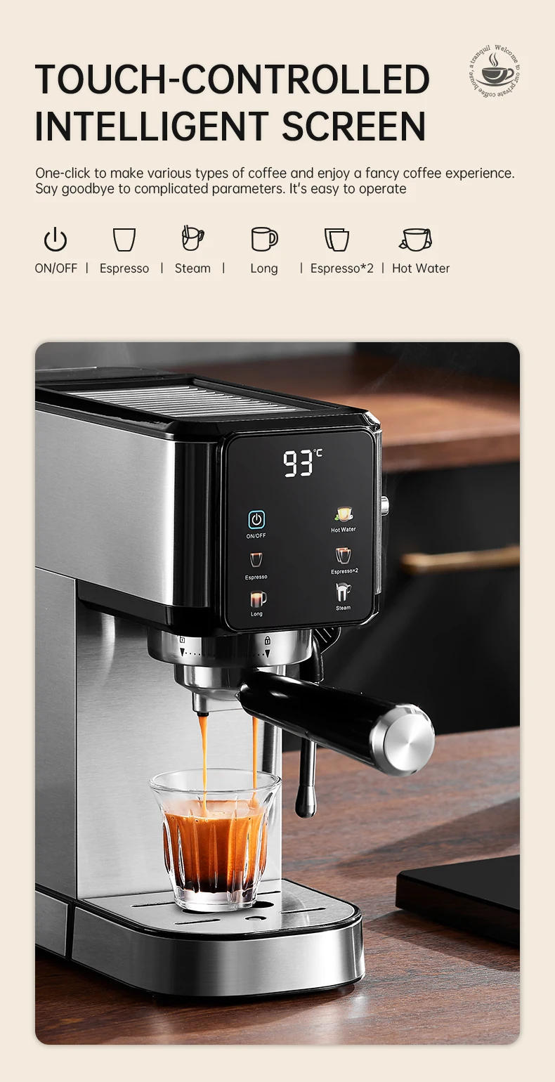 Description Picture 4 of itemFully Automatic One Cup Coffee Machine Coffee Maker Hot & Iced Single Serve Coffee Maker For K-Cup And Grounds